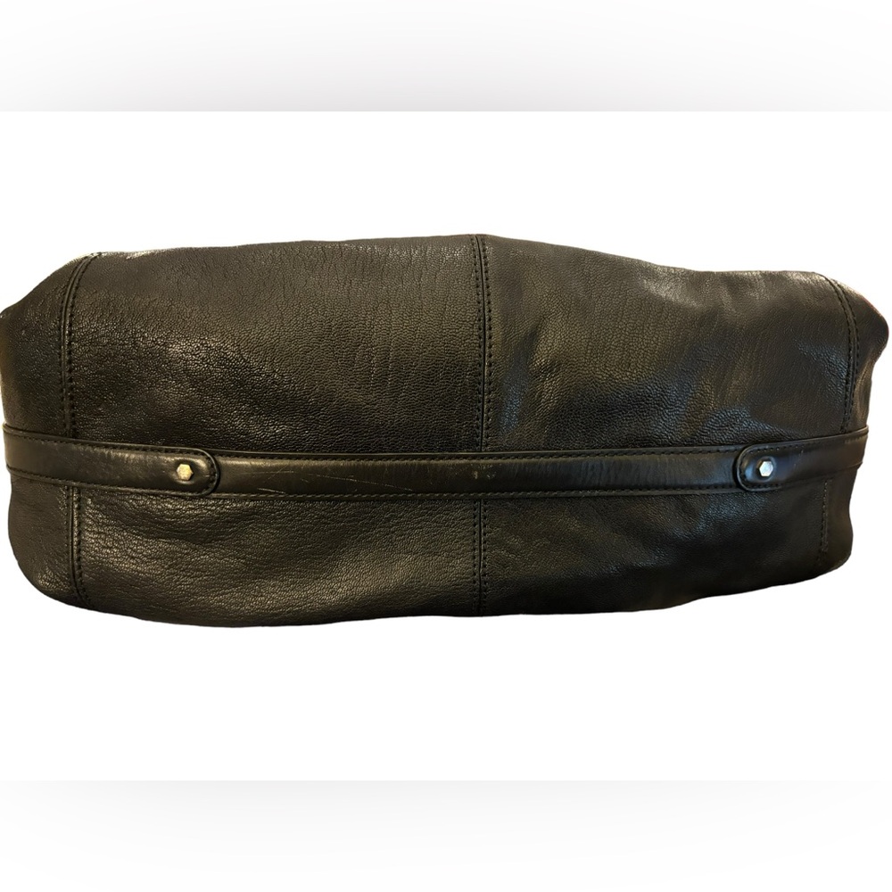 Cole Haan Camden Devin Black Leather Tote‎ Bag Crossbody - Picture 6 of 11